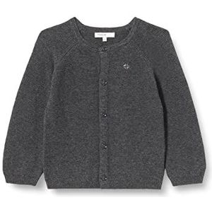 Noppies Baby U Gebreid Naga Cardigan Baby - Uniseks, Donkergrijs gemêleerd - C238.