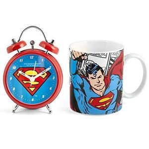 Home DC Comics Superman set mok + wekker, porselein + metaal, 360 CC