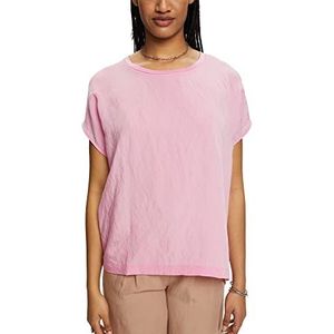 ESPRIT Collection T-shirt sans manches en mélange de matériaux, rose clair, XL