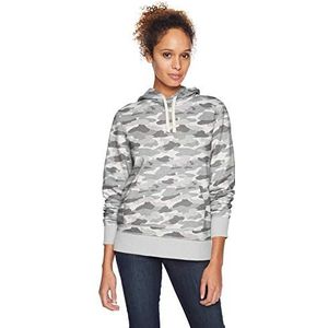 Amazon Essentials Dames fleece hoodie (verkrijgbaar in grote maten) - Camouflage grijs - XS
