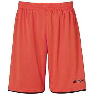uhlsport Club Shorts Voetbalshorts voor heren, meerkleurig (Dynamic Oranje/Zwart)
