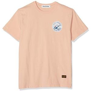 Kings of Indigo darius heren t-shirt, roze (Dusty Pink 8000)