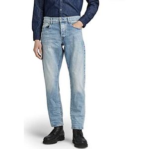 G-Star Raw 3301 Straight Tapered Jeans voor Heren, Blauw, 36W / 38L