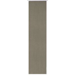 Elbersdrucke Lino 06 schuifgordijn van polyester, 245 x 60 cm, bruin