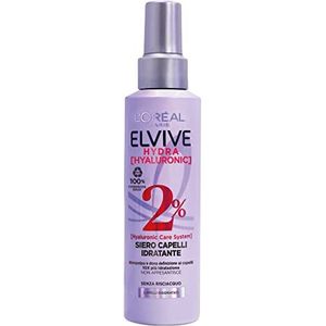 L'Oréal Paris Elvive Hydra Hyaluronic haarspray met 2% Hyaluronic Care System, zonder uitspoelen, 150 ml