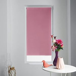 DOUCEUR D'INTERIEUR Rolgordijn, ondoorzichtig, 45 x 180 cm, polyester, ondoorzichtig, roze