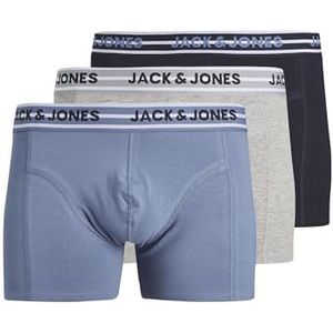 JACK & JONES Set van 3 boxershorts voor heren, marineblauw blazer