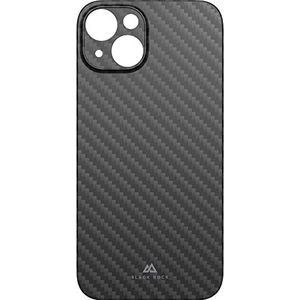 Black Rock - Slim beschermhoesje voor Apple iPhone 14 I - ultradunne carbon case (Flex Carbon Black)