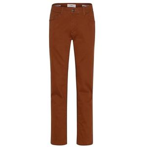 BRAX Cadiz Marathonbroek voor heren, Roest oranje.