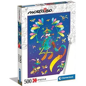 Clementoni Mordillo The Journey - 500 stukjes puzzel voor volwassenen, gemaakt in Italië, meerkleurig, 35133