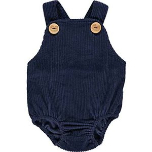 Fred'S World By Green Cotton Corduroy Romper Baby Slaper Peuters Jongens Deep Blue, 80, Blauw