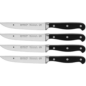 WMF Spitzenklasse Plus Set van 4 steakmessen 22 cm, Made in Germany, gesmeed mes Performance Cut lemmet 12 cm