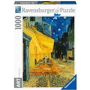 Ravensburger - Puzzel voor volwassenen – puzzel 1000 P – Art Collection – café terras 's avonds – Vincent Van Gogh – volwassenen en kinderen vanaf 14 jaar – hoogwaardige puzzel – 15373