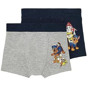 Bestseller A/S Nmmjocut Pawpatrol 2p Boxer Noos Cplg Boxershorts voor jongens, Donkere saffier/verpakking: 2p Dark Sapphire + Grey Melange