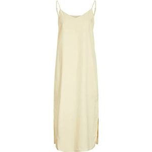 JACK & JONES Jxcleo dames satijnen jurk beige S, Beige