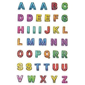 Avery zweckform zdesign kids sticker glitter letters zwart