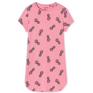 Schiesser Nachthemd met korte mouwen Meisjes Nachthemd, Roze print