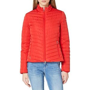 Geox W Ascythia Shorts Jkt - Light P Down Coat, rood signaal