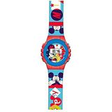 Micky & Minnie KL86097 Kinderhorloge, digitaal horloge, automatisch, kunststof armband, Veelkleurig, Riem