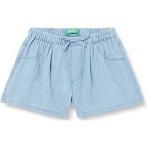 United Colors of Benetton Shorts Filles et Filles, Bleu denim 902, 2 ans