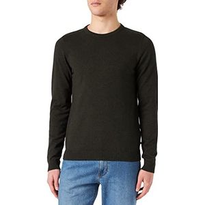 Jack & Jones JJEBASIC KNIT CREW NECK NOOS Damestrui, Bos Nacht/Details: twisted with Black, L