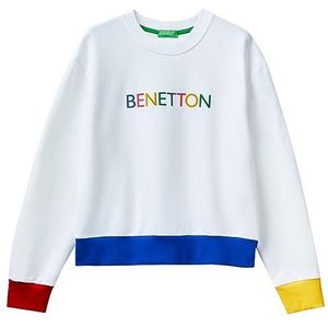 United Colors of Benetton Shirt G/C M/L 3j68d104c Trainingspak voor dames (1 stuk), Wit 904