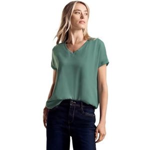 T-shirt en mousseline, Vert d'eau, 36