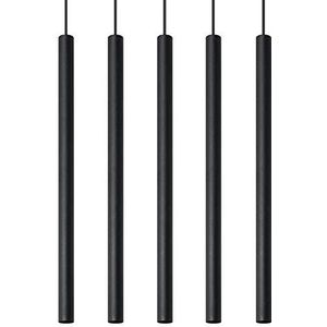 MiaLux Fontana hanglamp voor binnenruimtes, 5 x G9 tot 40 W, 230 V, IP20, voor woonkamer, slaapkamer, trappenhuis, hal, energieklasse A++