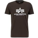ALPHA INDUSTRIES Basic T-shirt voor heren, 413-zwart olijf
