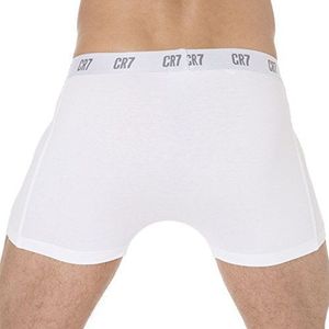 CR7 Main Basic Boxershorts, effen, heren, wit, maat M (fabrieksmaat: M)