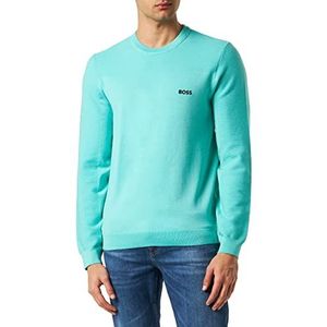 BOSS Romar_sr23 gebreid sweatshirt voor heren, Open Green340