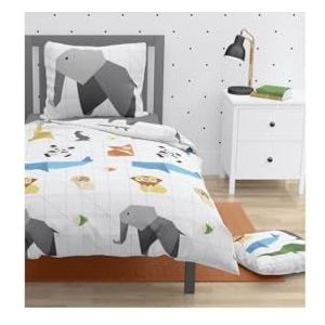 Roupillon - Origineel beddengoed voor kinderen, 100% katoen – wit – 140 x 200 cm