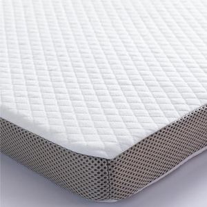 EGO HOME Matrasbeschermer, 5 cm hoog, traagschuim, Oeko-Tex-gecertificeerd, topper voor boxspringbed, slaapbank, traagschuim, wit, 140 x 200 cm