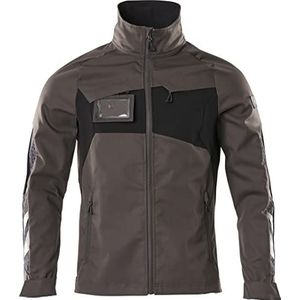 Mascot ACCELERATE 18509 Veste de travail stretch Zones légère et élastique (as3, alpha, m, régulière, normale, anthracite/noir 1809)