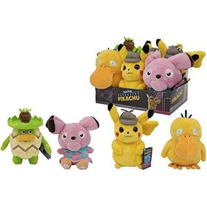 Giochi Preziosi Pokémon - Detective Pikachu - pluche dier 20 cm met geluiden (gesorteerd)