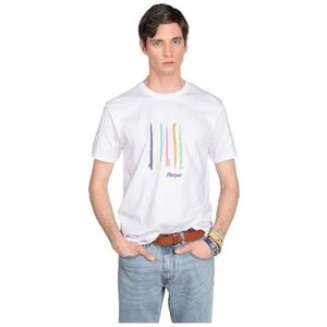 HARPER & NEYER Camiseta Surf gebreid heren, Wit., M