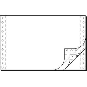 SIGEL 1200 vellen eindeloos papier 6"" x 240mm (A5 dwars) 56/53/57g 1200 sets LP, SD