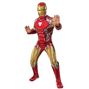 Rubie's Officieel Marvel Avengers Endgame Iron Man Deluxe kostuum voor volwassenen, Meerkleurig