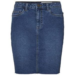 Noisy May Damesrok, Medium Blue Denim/