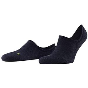 FALKE Gemengde Keep Warm onzichtbare sokken, ademend, klimaatregulerend, geurremmend, wol, voetbescherming met hoge hals, ideaal met sneakers 1 paar, Blauw (Dark Sapphire 6278)