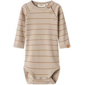 Lil' atelier baby Nbmkail Ls Slim Body Lil Noos Nbmkail Noos Body Ls Slim Heren (1 stuk), Puur kasjmier.
