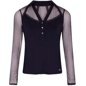 Morgan 231 - Turner T-shirt voor dames, Navy Blauw, XS