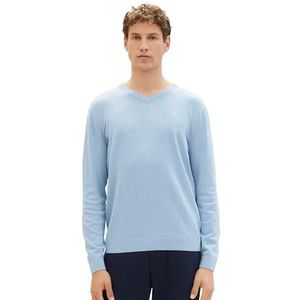 TOM TAILOR 1039811 heren sweater, 13155 - Daglicht Blue Melange