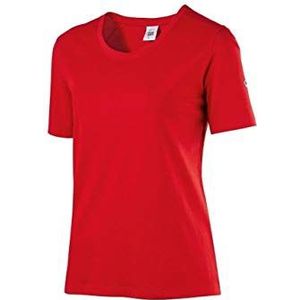 BP 1715-234-81-L T-shirt voor dames, 1/2 mouwen, ronde hals, lengte 62 cm, 170,00 g/m², katoen, stretch, rood L