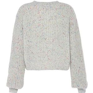 myMo Lazy Chic Cardigan à col rond pour femme Menthe Taille XS/S, menthe, XS