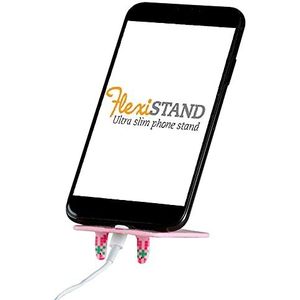 Gifts for Readers & Writers Flexistand mobiele telefoon houder voor iPhone en Android, klein, verstelbaar, roze