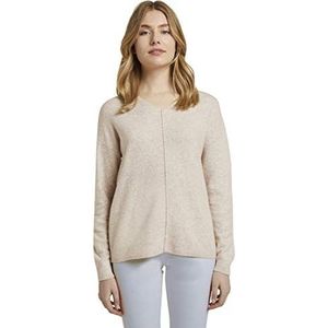 TOM TAILOR trui dames, 20737 - Desert Sand Melange