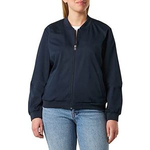 KAFFE Kalea KAlea Bomberjack voor dames, casual jas met lange mouwen, relaxed fit, Midnight Marine