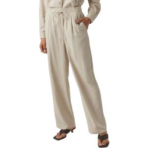 Vero Moda Vmjesmilo Wide Pants Ga Noos Damesbroek, Zilveren voering