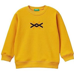 United Colors of Benetton Shirt G/C M/L 3j70g10a7 Trainingspak voor kinderen en tieners (1 stuk), Giallo Ocra 0d6